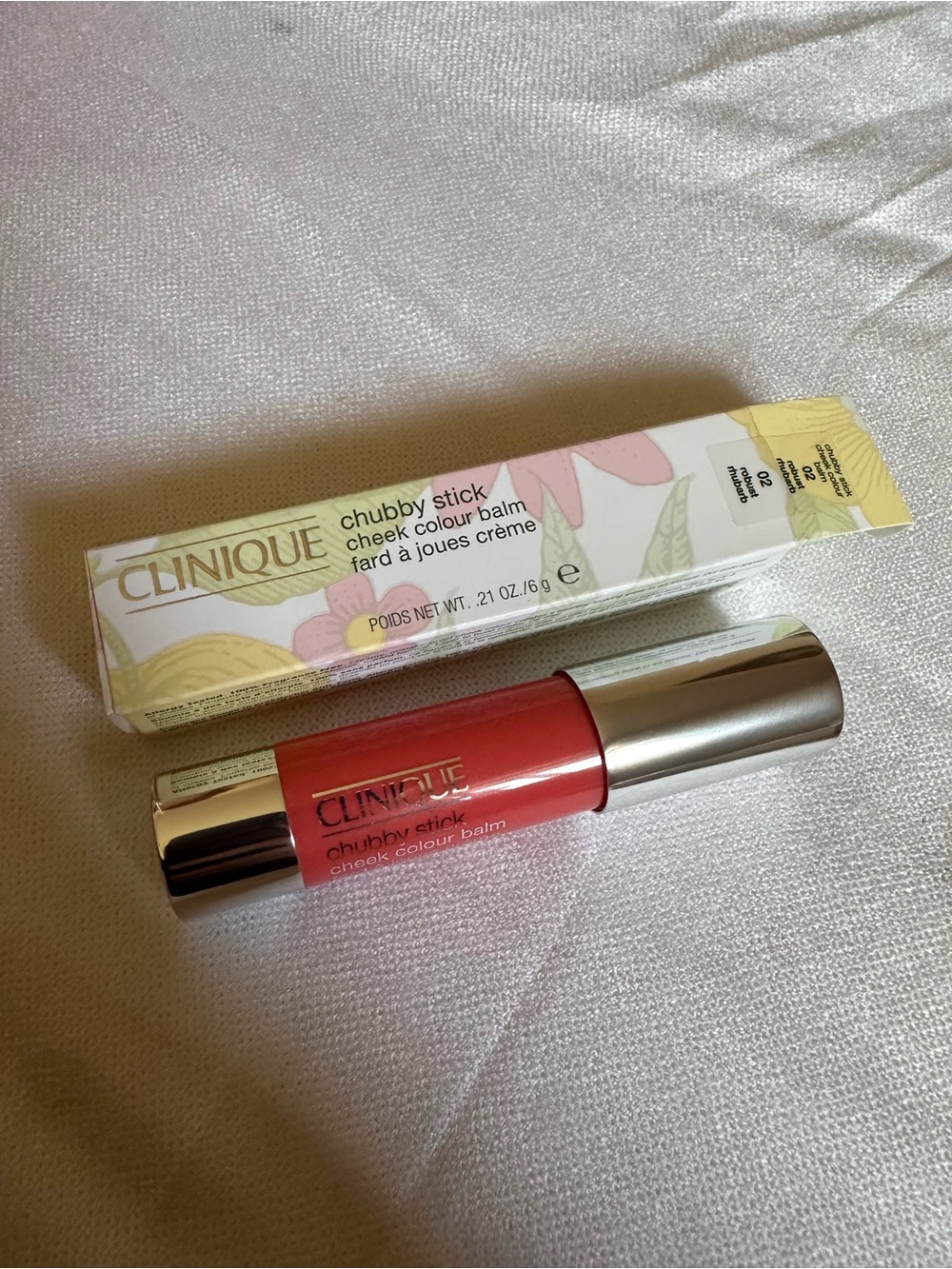 Clinique Chubby Stick cheek colour balm Blush - Robust Rhubarb